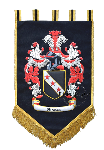 Embroidered Flags Family Coat of Arms